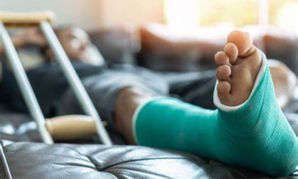 a broken leg, one of the kinds of injuries practitioners can get if they're not careful