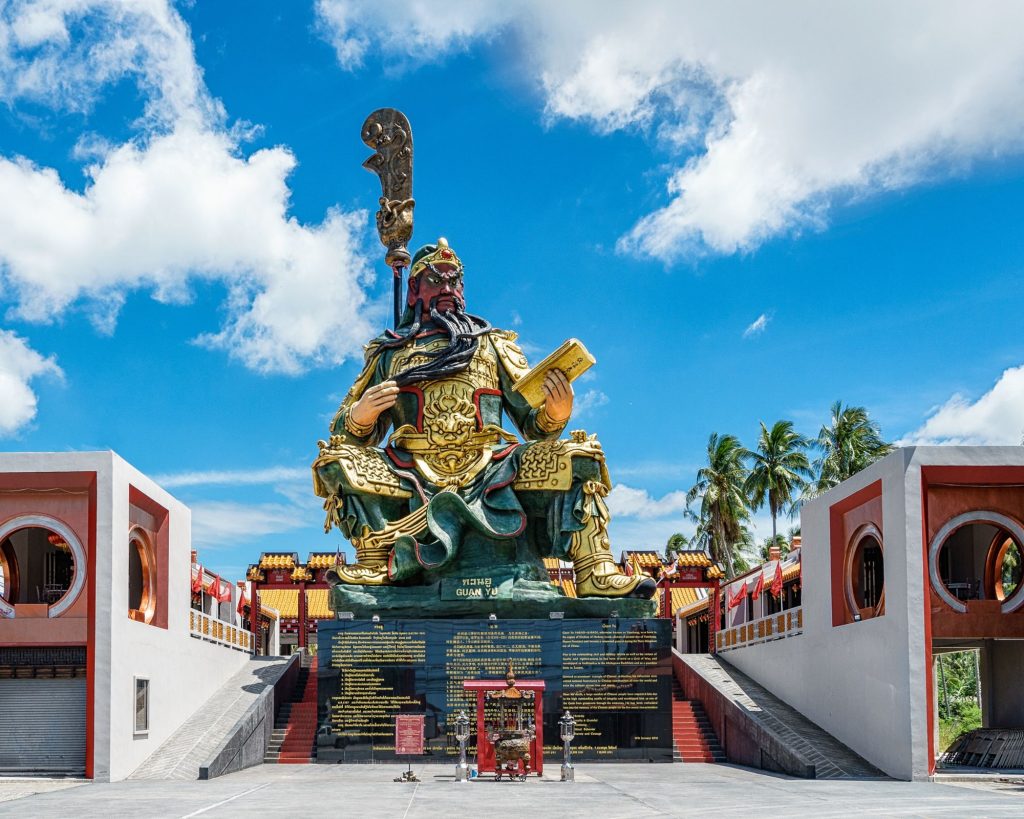 Guan Yu Chinese General God of War and Renowned for his Polearm Prowess